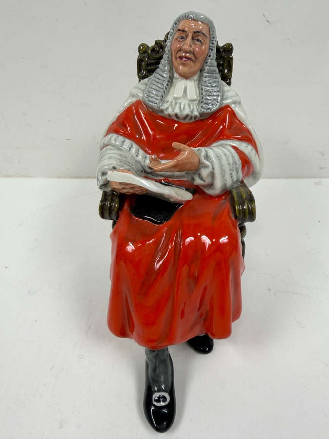 Royal Doulton The Judge HN 2443 Ceramic Figurine Made In England 6.5'H [Photo 2]