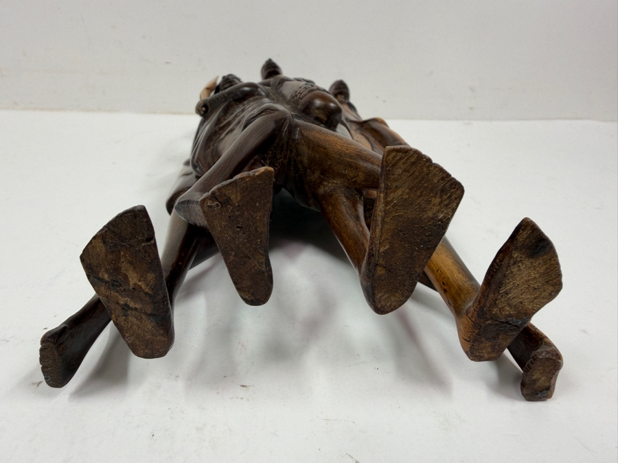 Vintage Hand-Carved African Tribal Sculpture 11'H [Photo 5]