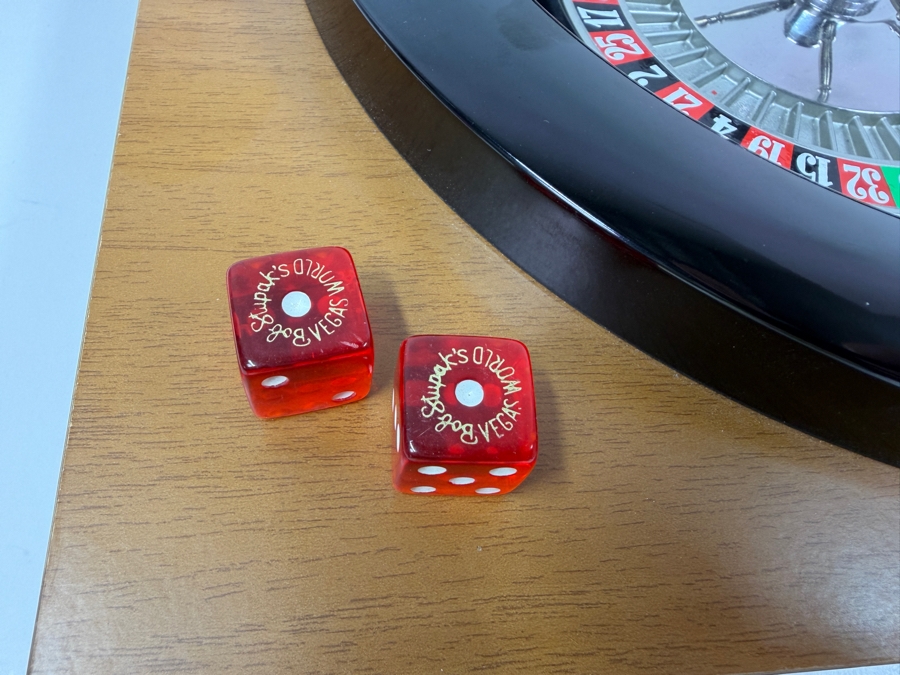 Vintage Roulette Wheel And Accessories Made In Italy 15'W X 13'H [Photo 6]