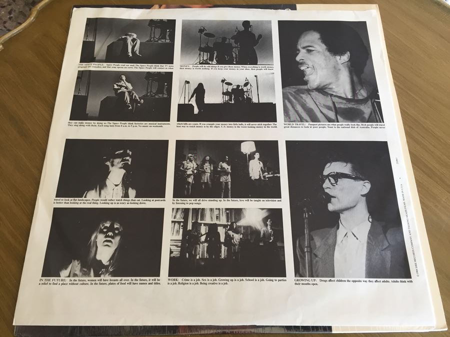 Talking Heads ‎- Stop Making Sense - Sire ‎- 1-25186 [Photo 4]