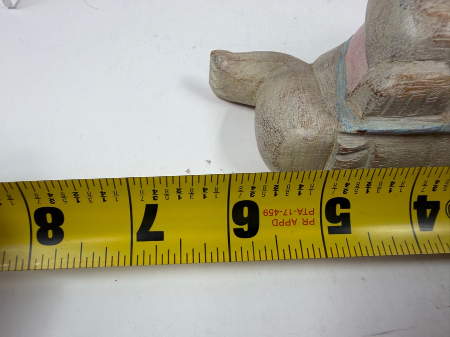 Vintage Asian Hand-Carved Wood Sculptures Depicting A Sleeping Boy And Girl - Good Luck Sleeping Melon Babies 6'W X 4'H
 [Photo 6]