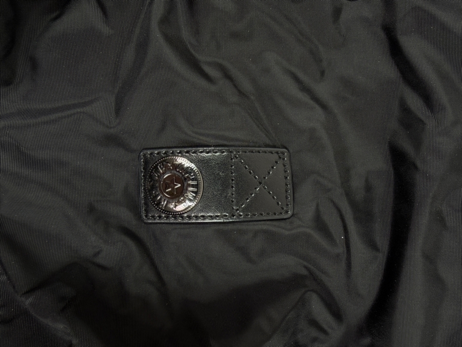 Kipling Cathryn Black Nylon Crescent Hobo Shoulder Bag With Monkey Charm 15'W x 10'H [Photo 2]