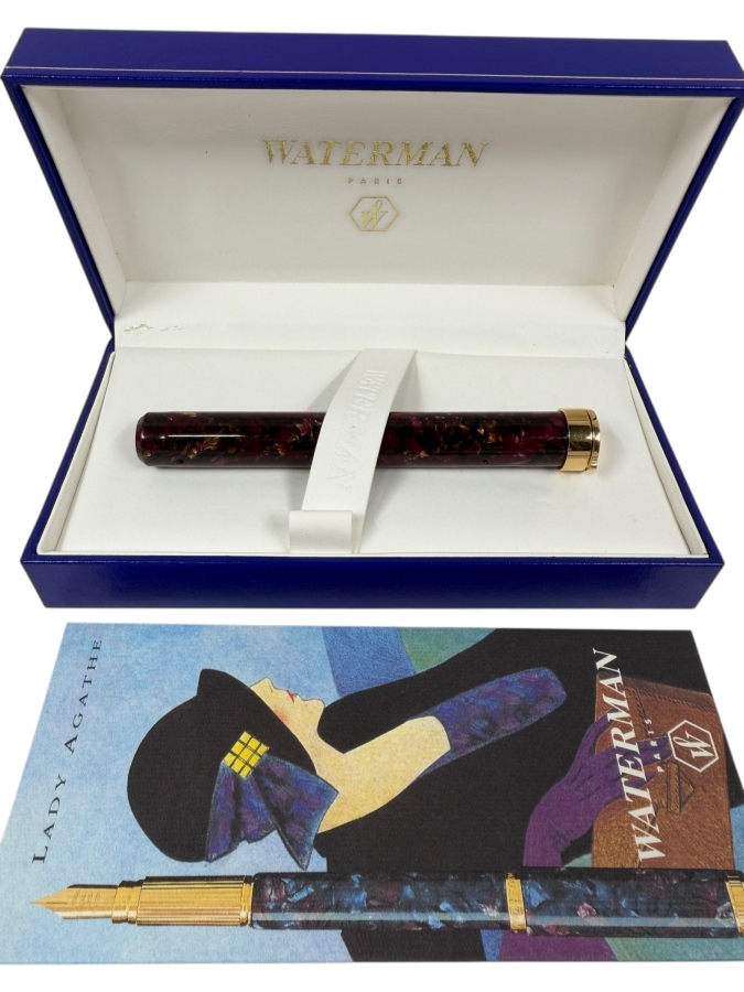 Waterman Lady Agathe Fountain Pen With Solid 18K Gold Nib