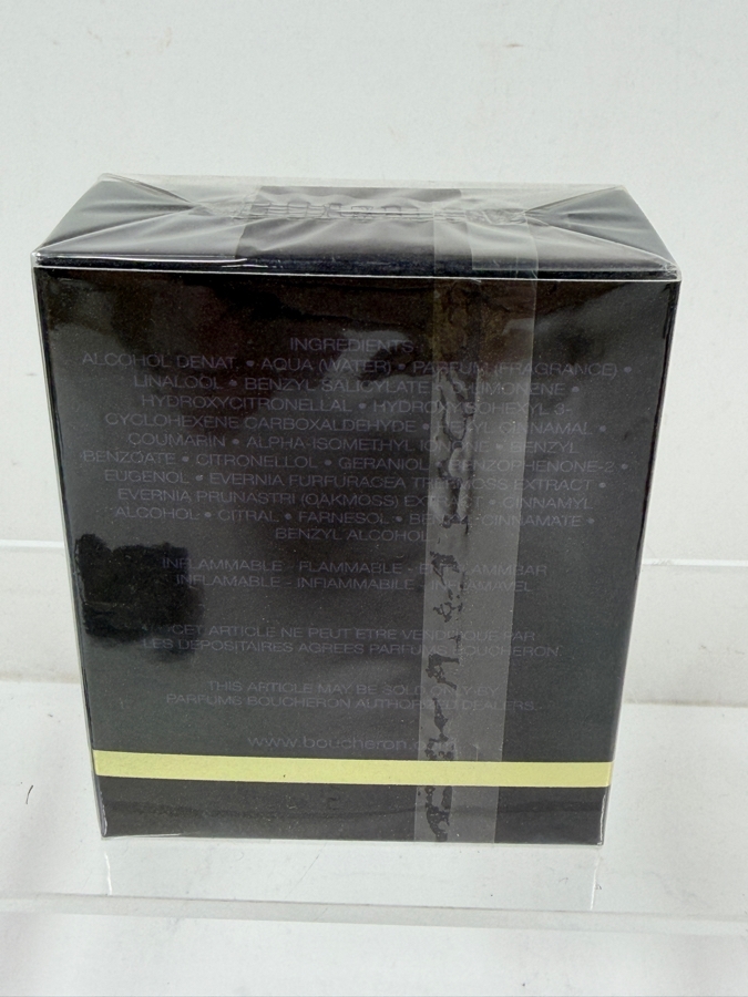 Boucheron Eau De Toilette Vaporisateur Natural Spray For Men 50 Ml 1.6 Fl Oz Sealed In Box [Photo 2]