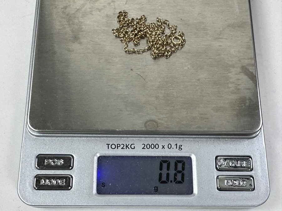 18' 10K Gold Chain .8g [Photo 6]