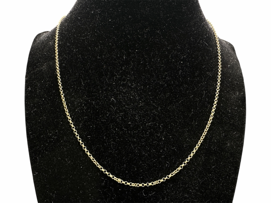 18' 10K Gold Chain .8g