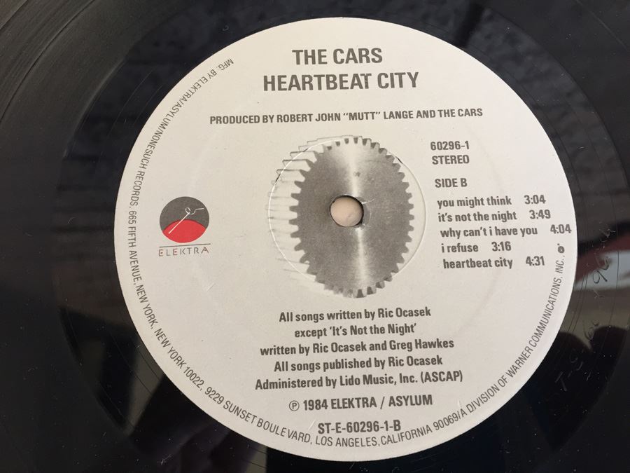Cars, The ‎- Heartbeat City - Elektra ‎- 60296-1 [Photo 10]