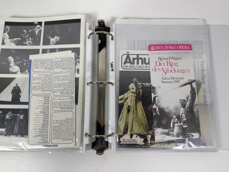 Just Added - Elliot Palay Opera Tenor Scrap Book Featuring Opera Memorabilia, Photographs, Opera Programs, Artwork & More - See Photos For Sample - David Hockney Signed Opera Poster In This Sale Was Personalized To Elliot
 [Photo 10]