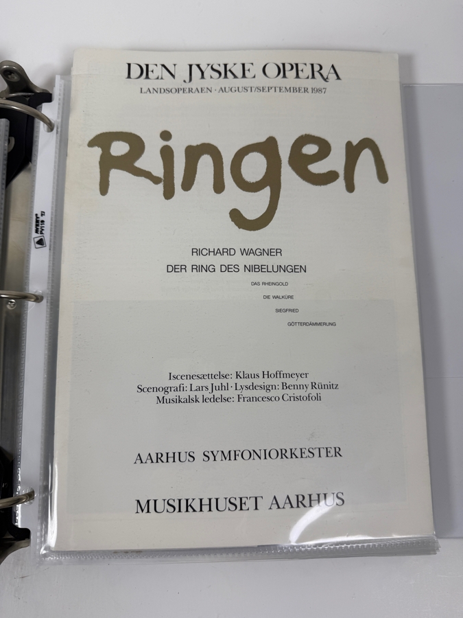 Just Added - Elliot Palay Opera Tenor Scrap Book Featuring Opera Memorabilia, Photographs, Opera Programs, Artwork & More - See Photos For Sample - David Hockney Signed Opera Poster In This Sale Was Personalized To Elliot
 [Photo 9]
