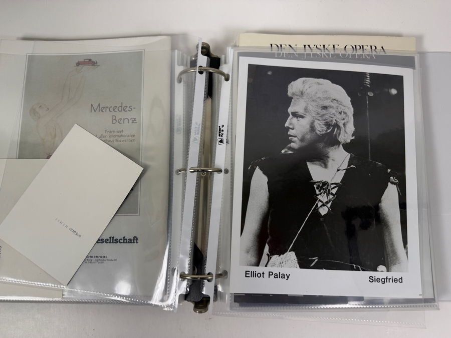 Just Added - Elliot Palay Opera Tenor Scrap Book Featuring Opera Memorabilia, Photographs, Opera Programs, Artwork & More - See Photos For Sample - David Hockney Signed Opera Poster In This Sale Was Personalized To Elliot
 [Photo 7]