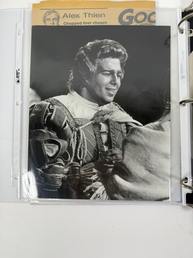 Just Added - Elliot Palay Opera Tenor Scrap Book Featuring Opera Memorabilia, Photographs, Opera Programs, Artwork & More - See Photos For Sample - David Hockney Signed Opera Poster In This Sale Was Personalized To Elliot
 [Photo 2]