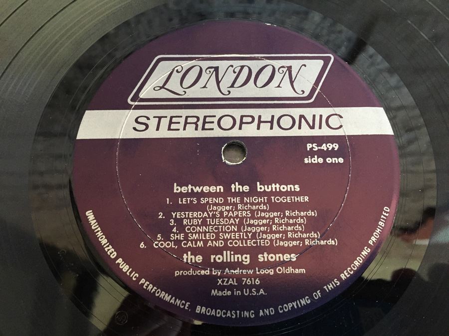 Rolling Stones, The ‎- Between The Buttons - London Records ‎- PS 499 [Photo 4]