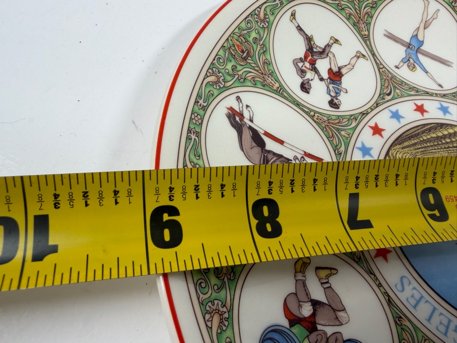Los Angeles 1984 Olympic Games Collectors Plate By Wedgwood Featuring Various Olympic Sports 9'W [Photo 6]