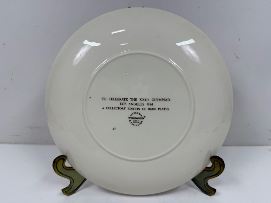 Los Angeles 1984 Olympic Games Collectors Plate By Wedgwood Featuring Various Olympic Sports 9'W [Photo 4]