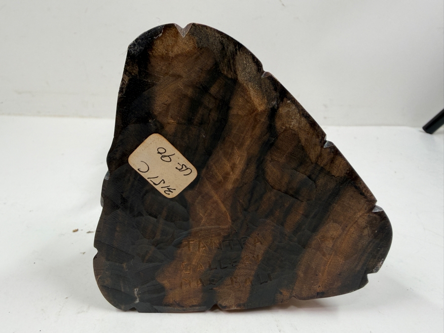 Vintage Hand Carved Wooden Balinese Female Dancer Sculpture By Tantra Gallery Bali Indonesia 13.5'H [Photo 6]