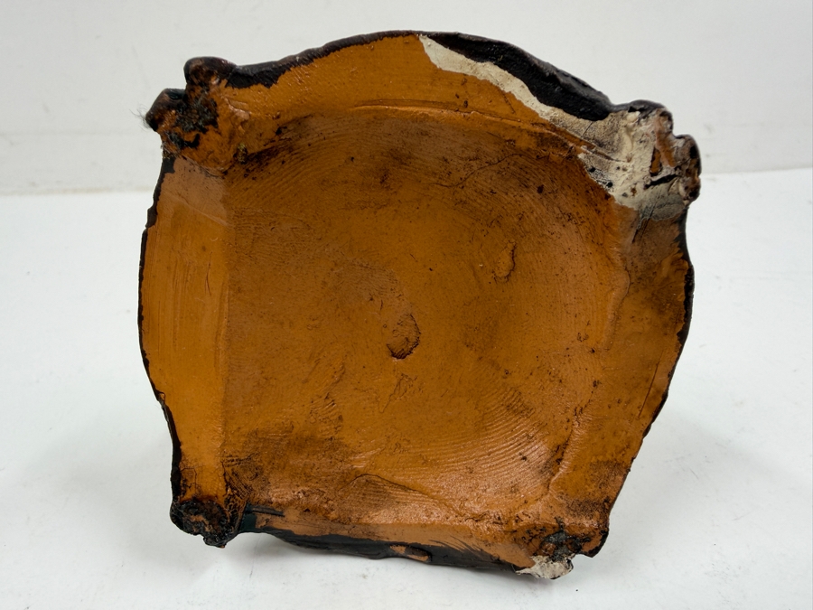 Hand Painted Pottery Sculpture Of An Orthopedic Doctor Figurine Holding Cast And Instrument Wearing Lab Coat And Striped Tie With Ortopedico Label 8.5'H [Photo 6]