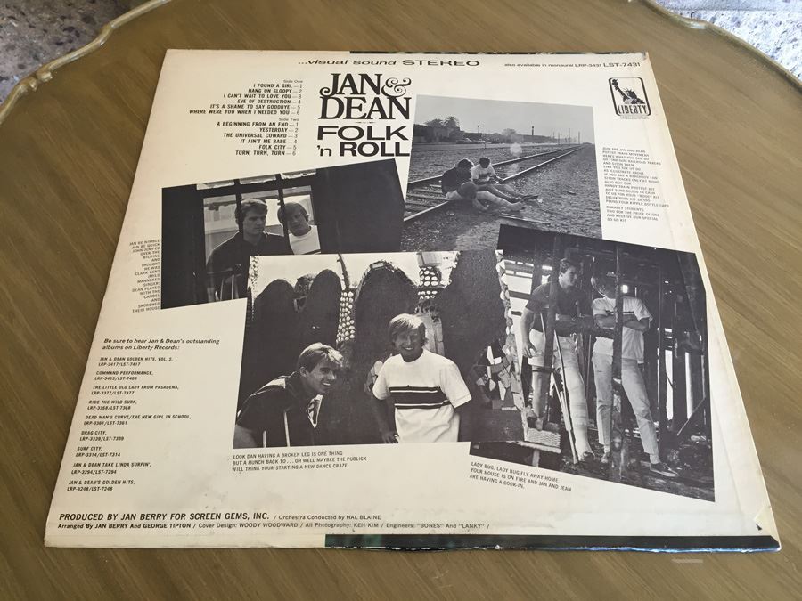 Jan & Dean ‎- Folk 'N Roll - Liberty ‎- LST-7431 [Photo 2]
