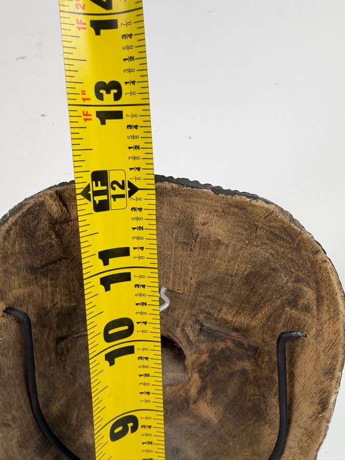 Indonesian-Javanese Wooden Hand-Carved And Hand-Painted Wayang Topeng Mask 5.5'W X 12'H [Photo 8]