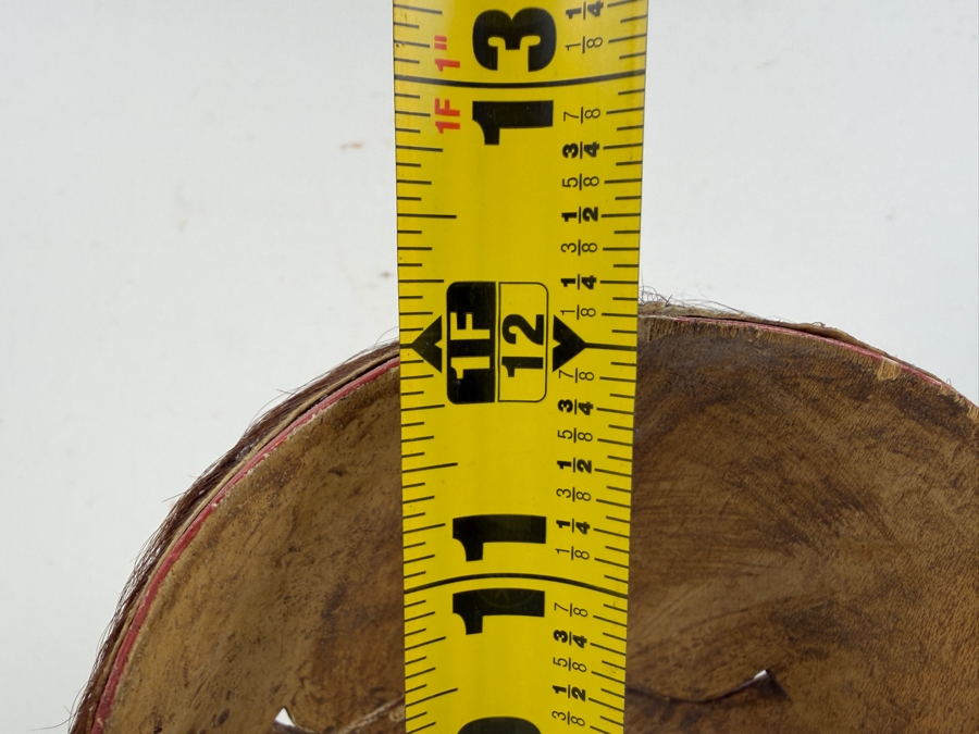 Vintage Handcrafted Balinese Jauk Keras Mask 5.5'W X 12'H [Photo 7]