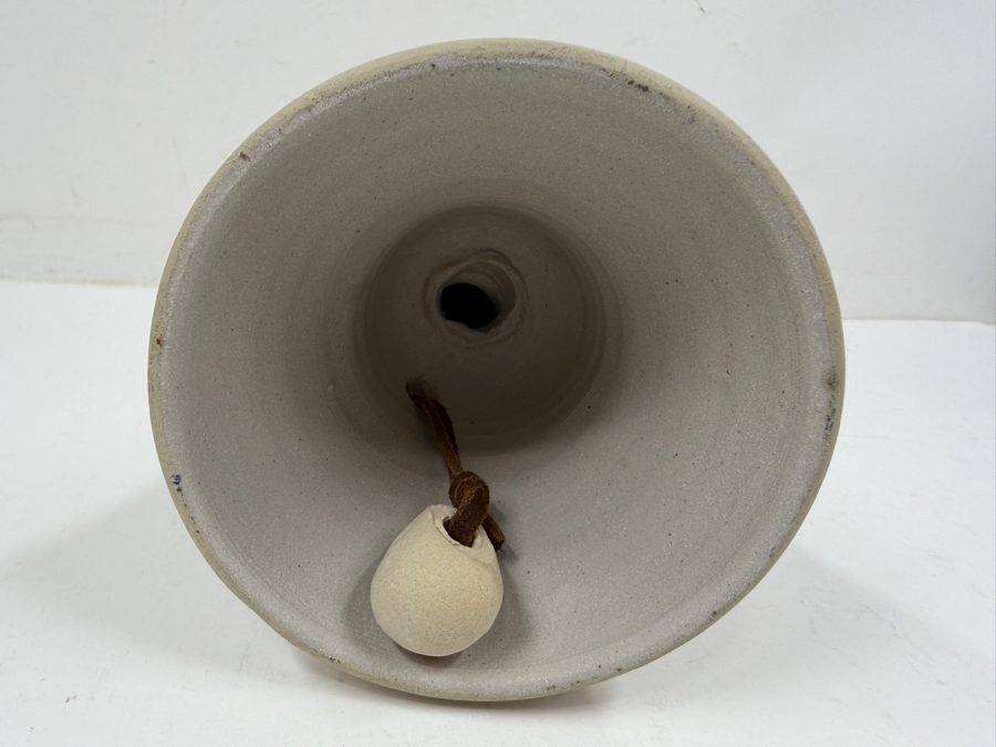 Vintage Todd J. Warner Signed Ceramic Cat With Mouse On Head Figural Pottery Bell Sculpture 7.5'H [Photo 9]