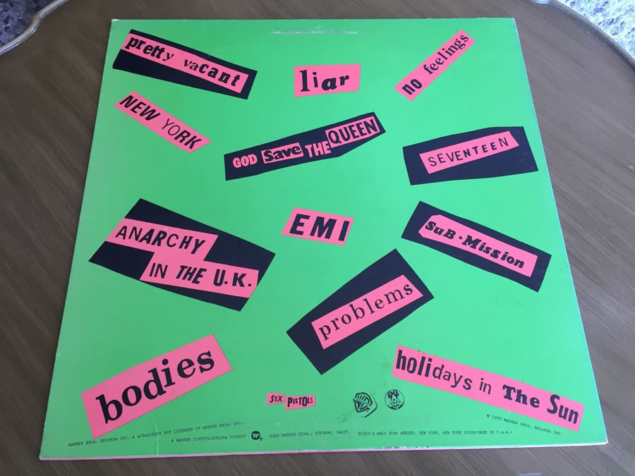 Sex Pistols ‎- Never Mind The Bollocks Here's The Sex Pistols - Warner Bros. Records ‎- BSK 3147 [Photo 2]