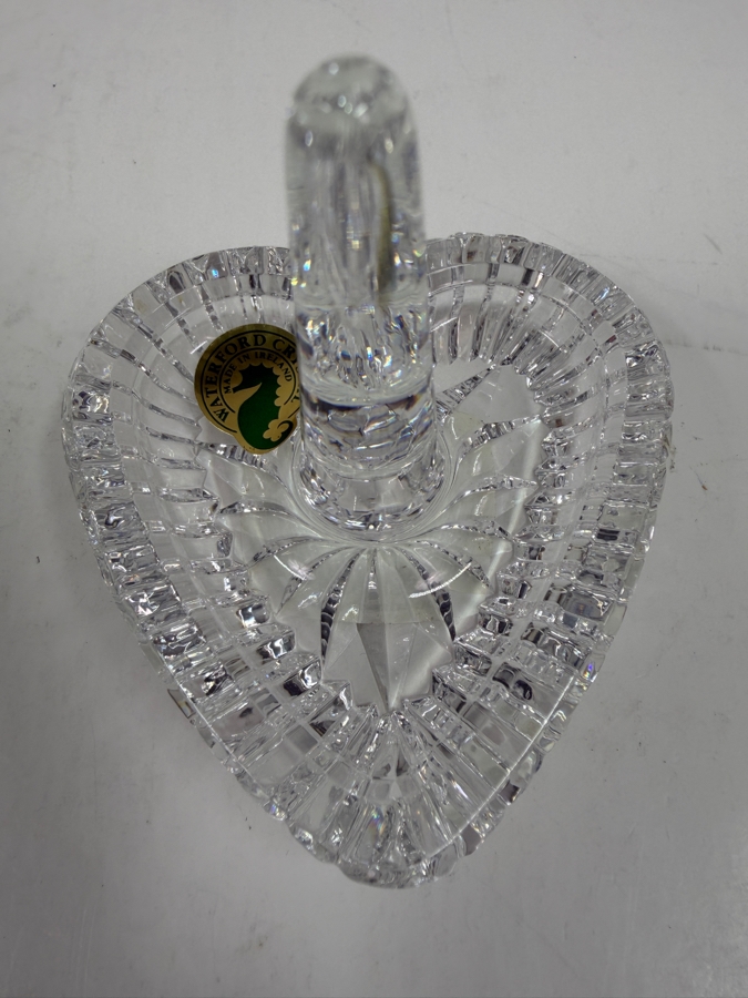 New Waterford Crystal Large Heart Ring Holder With Original Box [Photo 3]