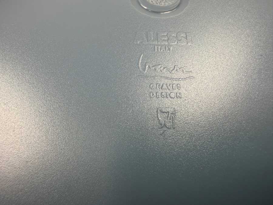 Alessi Momento Serving Bowl With Spoons Designed By Michael Graves 15.5'W X 5'H [Photo 5]