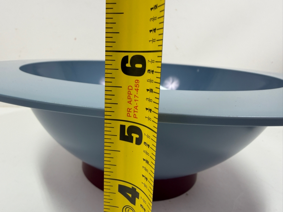 Alessi Momento Serving Bowl With Spoons Designed By Michael Graves 15.5'W X 5'H [Photo 9]