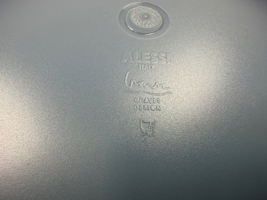 Alessi Momento Serving Bowl With Spoons Designed By Michael Graves 15.5'W X 5'H [Photo 7]