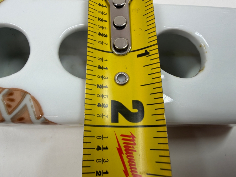 Porcelaine De Paris France Decor Simbad Four Hole Lipstick Holder 5.5' X 2' [Photo 6]