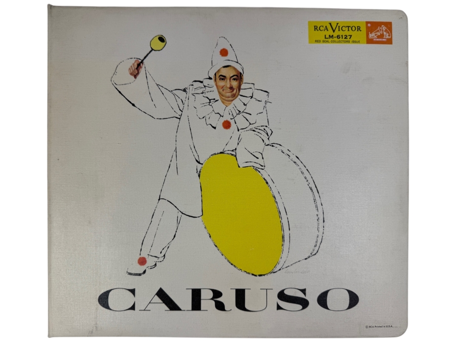 Caruso An Anthology Of His Art On Records RCA Victor Red Seal Collectors Issue LP LM-6127 3 X Vinyl Records