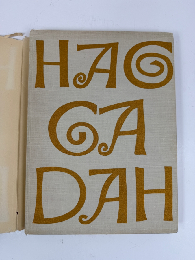 Hardcover Book Haggadah For Passover Copied And Illustrated By Ben Shahn With Translation Introduction By Cecil Roth 1965 [Photo 7]