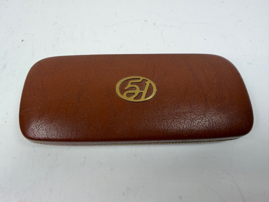 Vintage Parker 51 Black Fountain Pen And Mechanical Pencil Set With Gold Filled Caps In Original Brown Zipper Case [Photo 4]