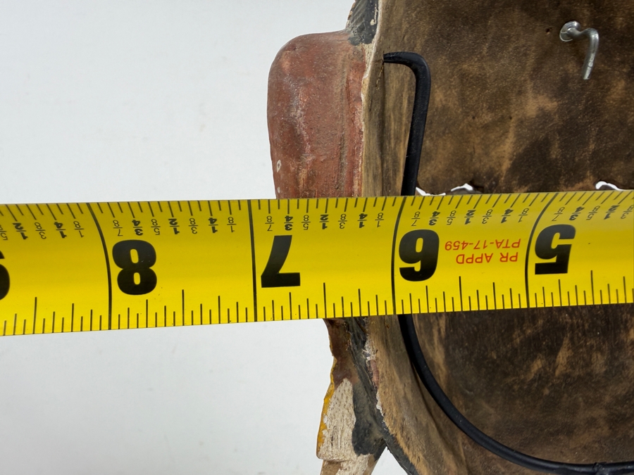 Vintage Indonesian Javanese Wayang Topeng Hand Crafted Wooded Dance Mask 7'W X 14.5'H [Photo 5]