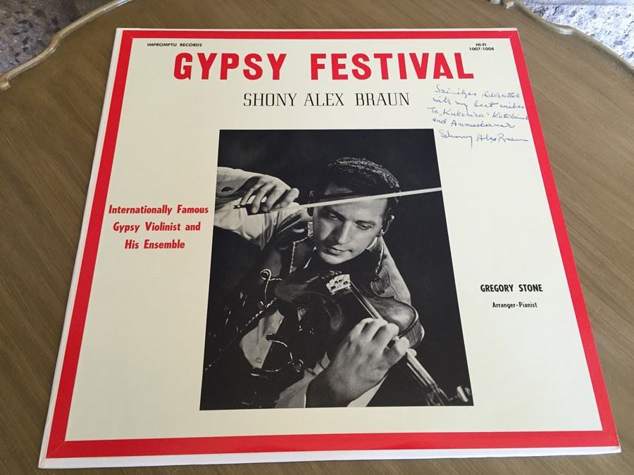 Shony Alex Braun - Gypsy Festival - Impromptu Records ‎– 1007-1008 - SIGNED