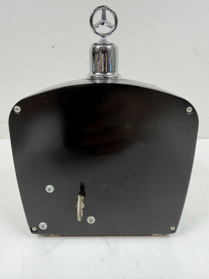 Vintage Mercedes-Benz Radiator Grill Decanter With Built-In Music Box 5.5'W X 7'H [Photo 4]