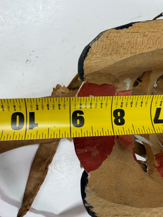 Hand Crafted Wooden Balinese Rangda Mask For Barong Dances 7'W X 20'H [Photo 6]