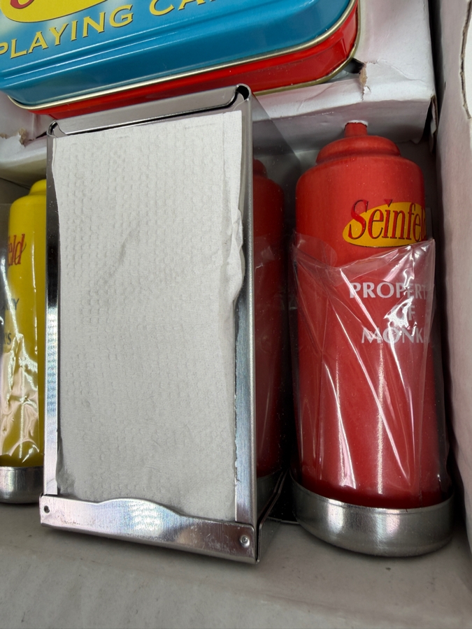 Seinfeld Themed Playing Cards With Condiment Bottles And Napkin Holder [Photo 3]
