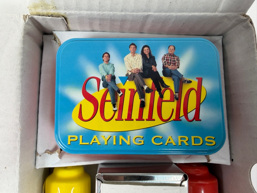 Seinfeld Themed Playing Cards With Condiment Bottles And Napkin Holder [Photo 4]