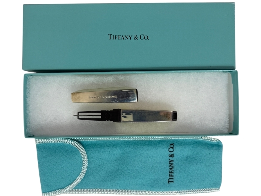Tiffany & Co Sterling Silver Seam Ripper/Letter Opener With Box And Pouch 22.8g