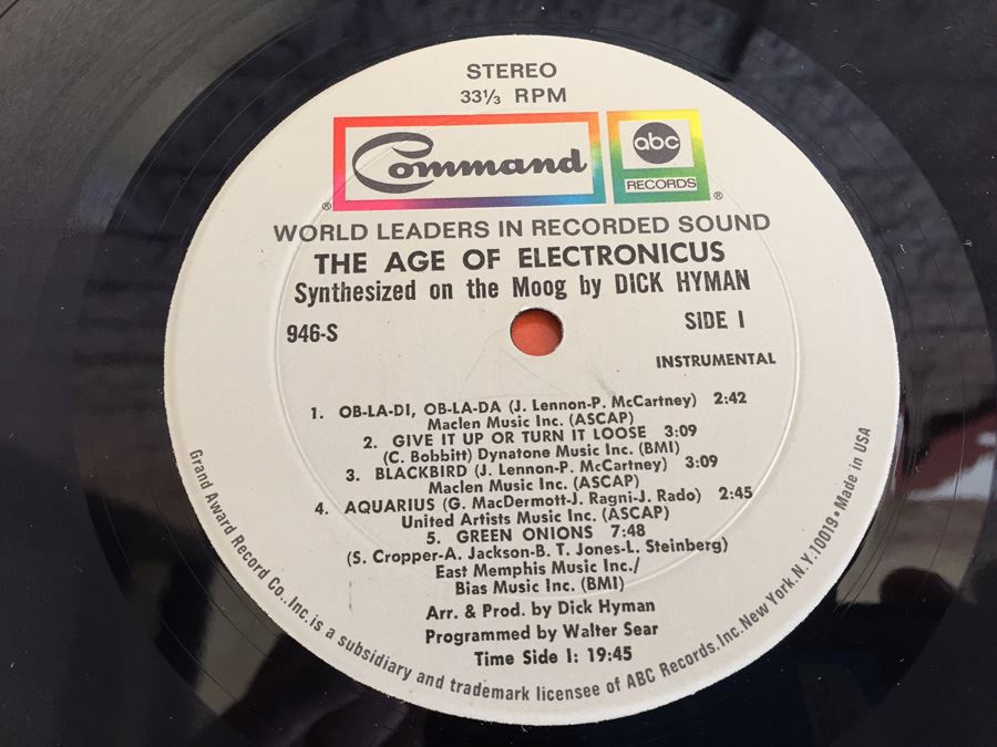 Dick Hyman ‎- The Age Of Electronicus - Command ‎- COM 946-S [Photo 6]