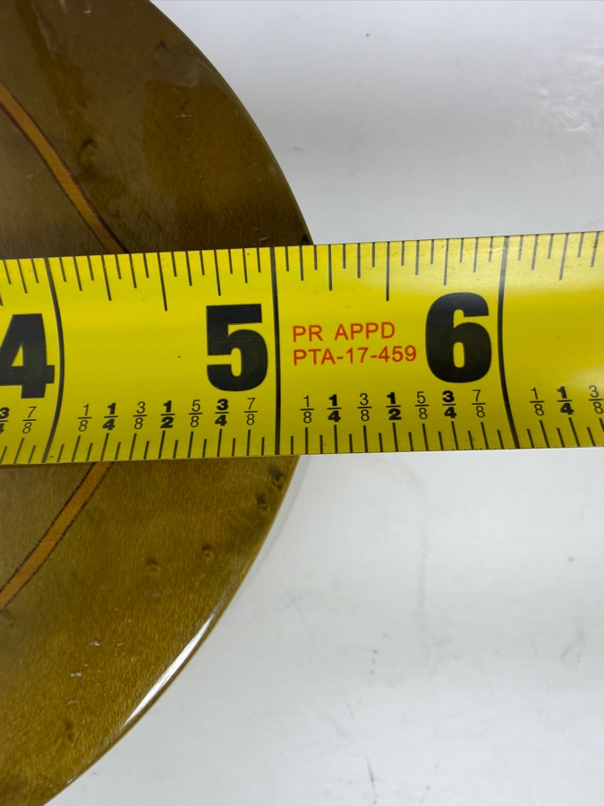 Surriento Export Heart Shaped Floral Inlaid Wood Music Box With Red Velvet Lining And Wind Up Mechanism Made In Italy 6'W X 5'D X 2.5'H [Photo 8]