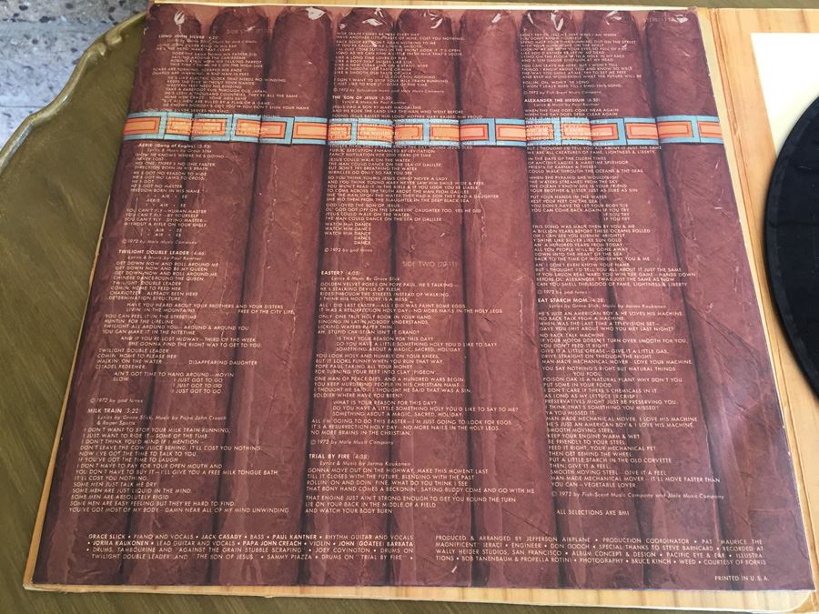 Jefferson Airplane ‎- Long John Silver - Grunt Records ‎- FTR-1007 [Photo 5]