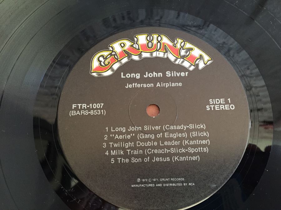 Jefferson Airplane ‎- Long John Silver - Grunt Records ‎- FTR-1007 [Photo 7]