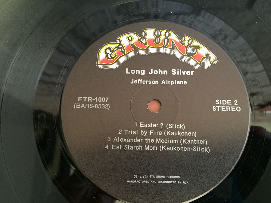 Jefferson Airplane ‎- Long John Silver - Grunt Records ‎- FTR-1007 [Photo 9]