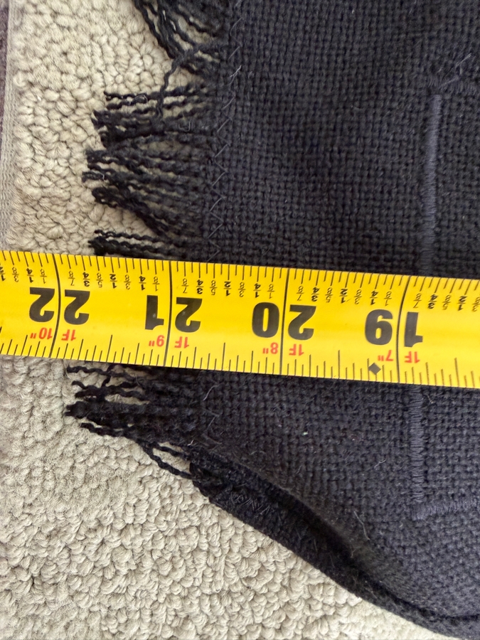 Old Authentic Bedouin Embroidery From Israel With Red Bird And Floral Pattern 7'W X 22'H [Photo 5]