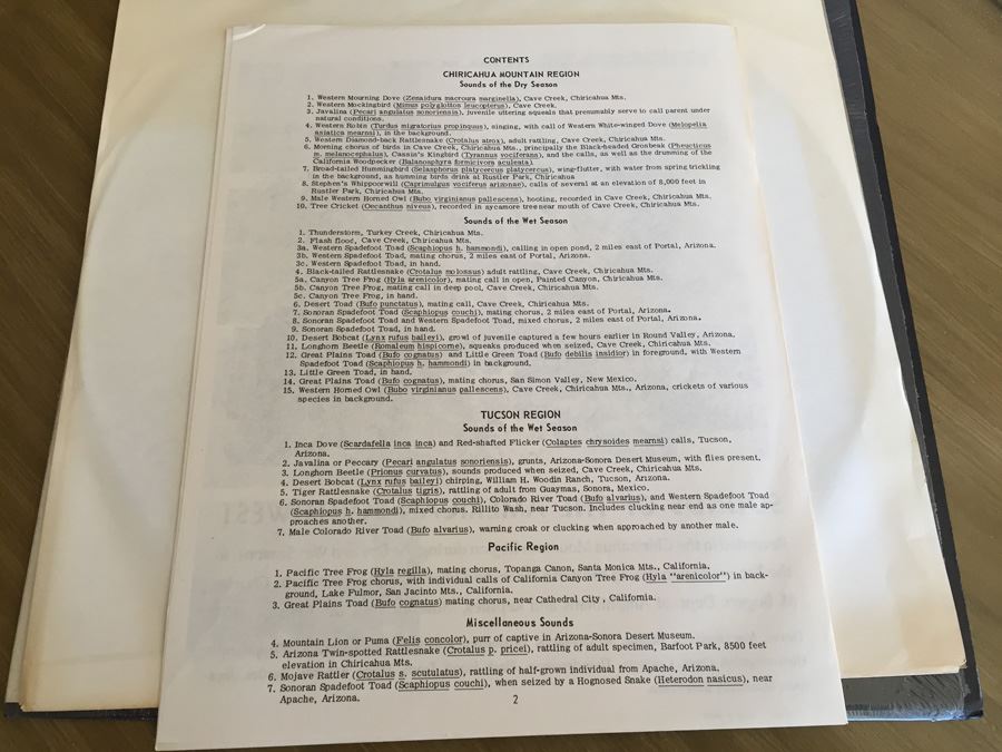 Charles M. Bogert ‎- Sounds Of The American Southwest - Folkways Records ‎- FX 6122 [Photo 7]