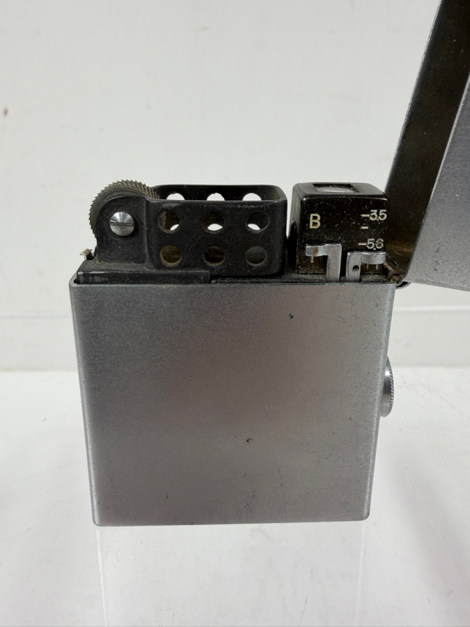 Rare Vintage Suzuki Optical Company Echo 8 Subminiature Spy Camera Hidden In A Silver Cigarette Lighter With Echor 15mm Lens [Photo 6]