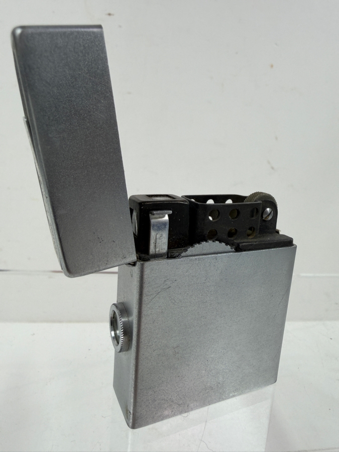Rare Vintage Suzuki Optical Company Echo 8 Subminiature Spy Camera Hidden In A Silver Cigarette Lighter With Echor 15mm Lens [Photo 2]