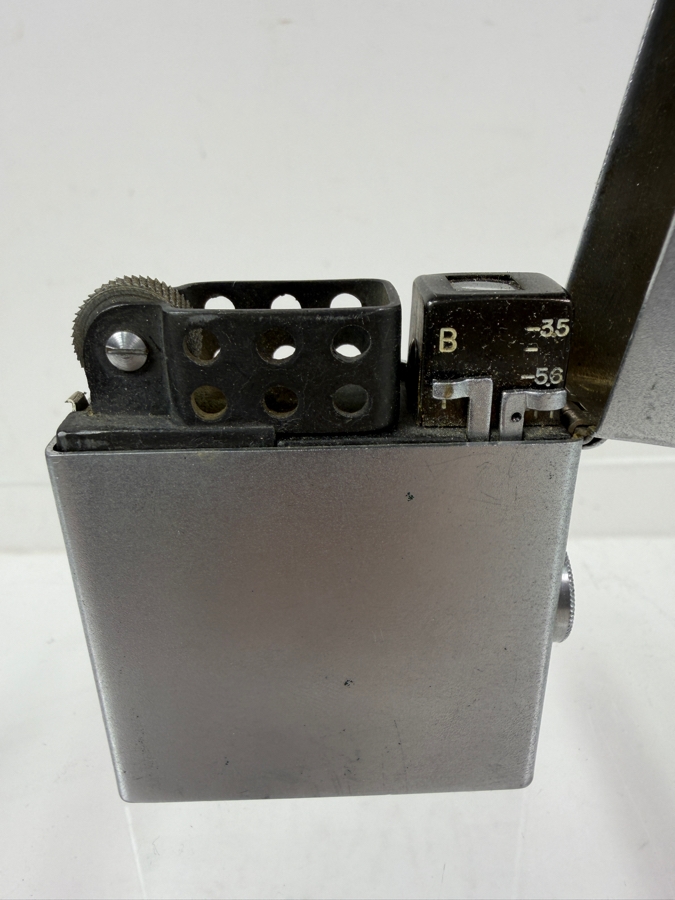 Rare Vintage Suzuki Optical Company Echo 8 Subminiature Spy Camera Hidden In A Silver Cigarette Lighter With Echor 15mm Lens [Photo 5]